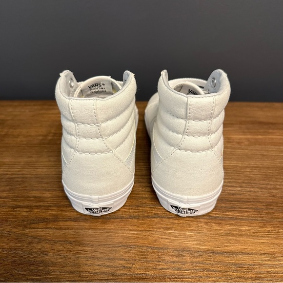 Vans Sk8-Hi High Top Sneakers White Size W 6 M 4.5 NEW - Picture 2 of 7